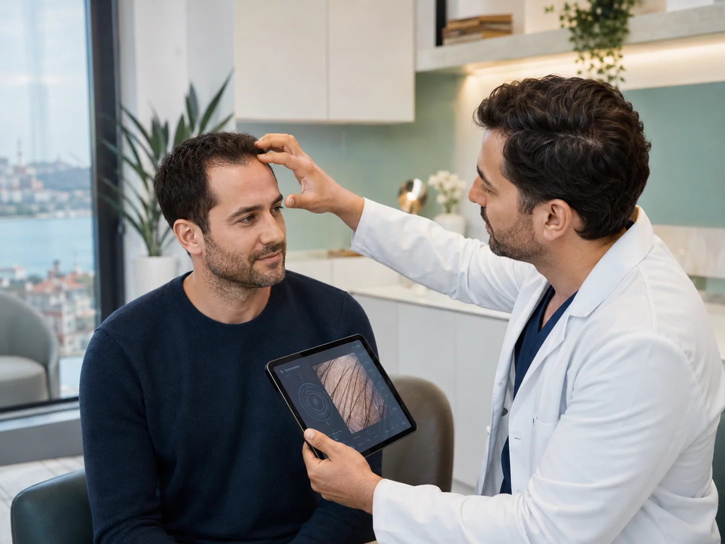 Professionelle Beratung in moderner Klinik